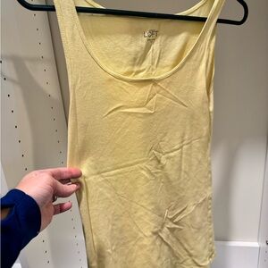 LOFT Women's Yellow Tank Top